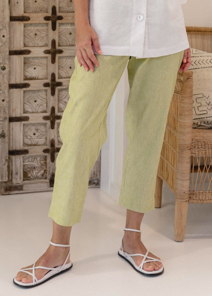 See Saw</p>7/8 Drawstring Pant</p>(Vine)