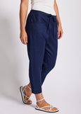 See Saw</p>7/8 Drawstring Pant</p>(Navy)
