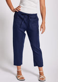 See Saw</p>7/8 Drawstring Pant</p>(Navy)