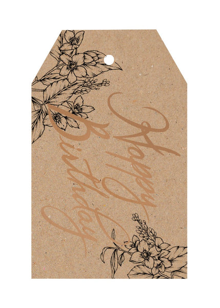 Typoflora</p>(4 pk Gift Tags)