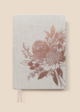 Typoflora</p>Waratah Linen Journal</p>(Lined)