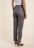 SALE  |  TWO-T's</p>Check Pull On Pant</p>(Clove Check)</p>Available: size 8, 10 & 12