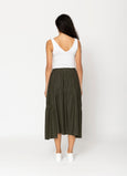 SALE  |  TWObyTWO</p>Mae Skirt</p>(Green)</p>Available: size X-Small