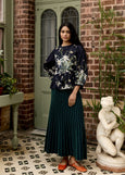 SALE  |  Nancybird</p>Aine Skirt</p>(Foliage)</p>Available: size 12