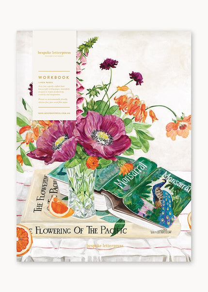 Bespoke Letterpress</p>Workbook</p>(Poppies & Foxglove)