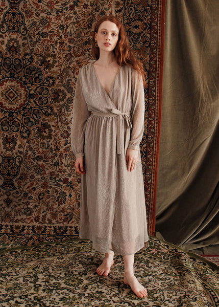 SALE  |  Louise Misha</p>Ylia Dress</p>(Gold)</p>Available: size Medium
