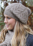 Lothlorian</p>Cable Possum Pom Pom Beanie</p>(available in more colours)