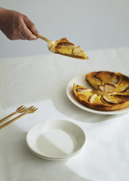 Fog Linen Work</p>Brass Cake Server