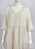 SALE  |  Frockk</p>Heidi Dress</p>(Natural Daisy)</p>Available: size Large
