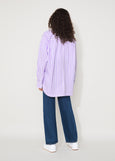 SALE  |  Jac + Mooki</p>Everyday Shirt</p>(Lavender Stripe)