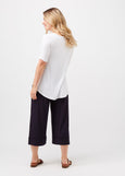 Tani</p>Elbow Sleeve Relaxed Top</p>(White)