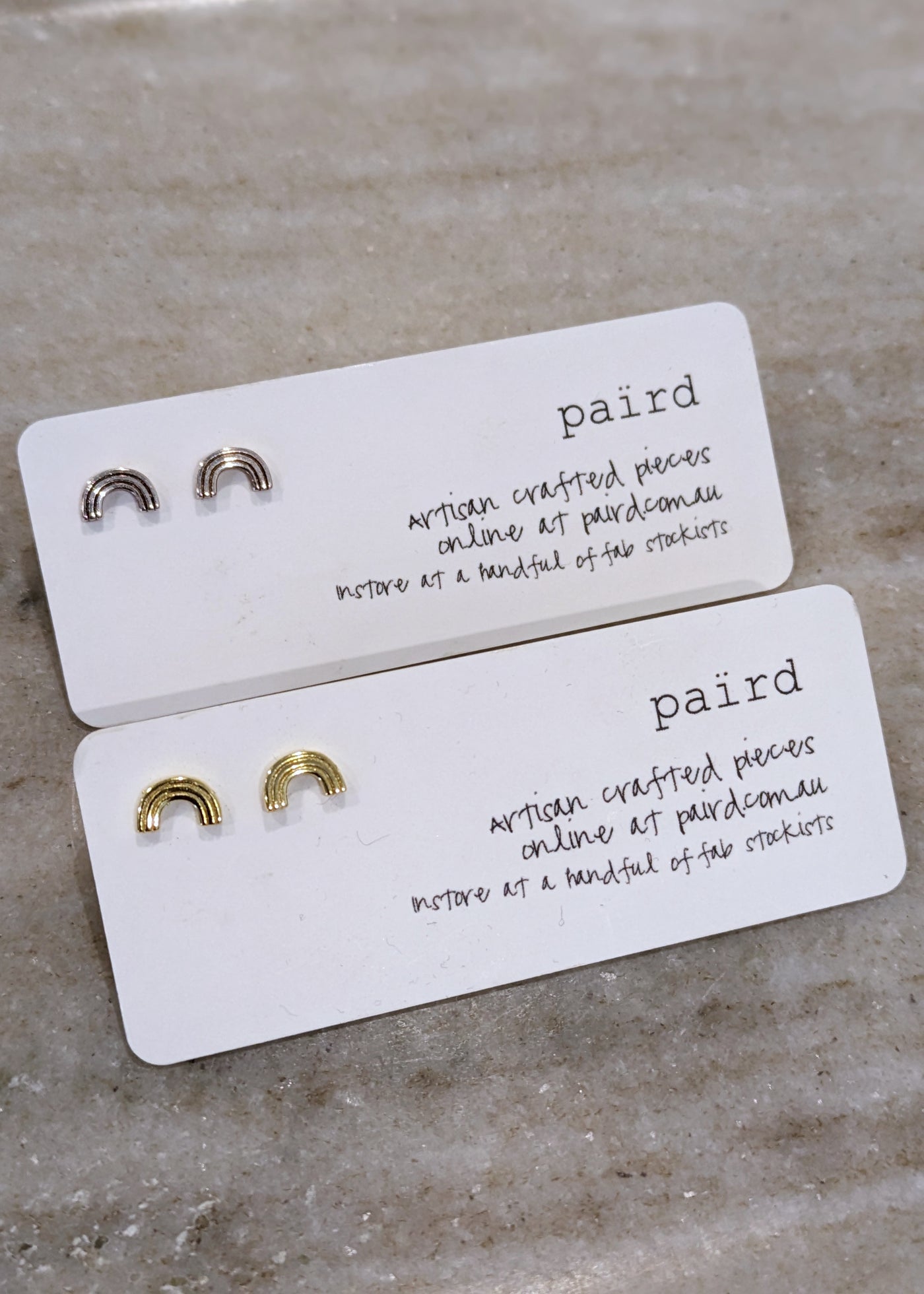 Paird</p>Hope Studs</p>(Gold, Silver)