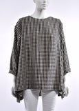 Frankie & Mae</p>Mia Top</p>(Black Check)