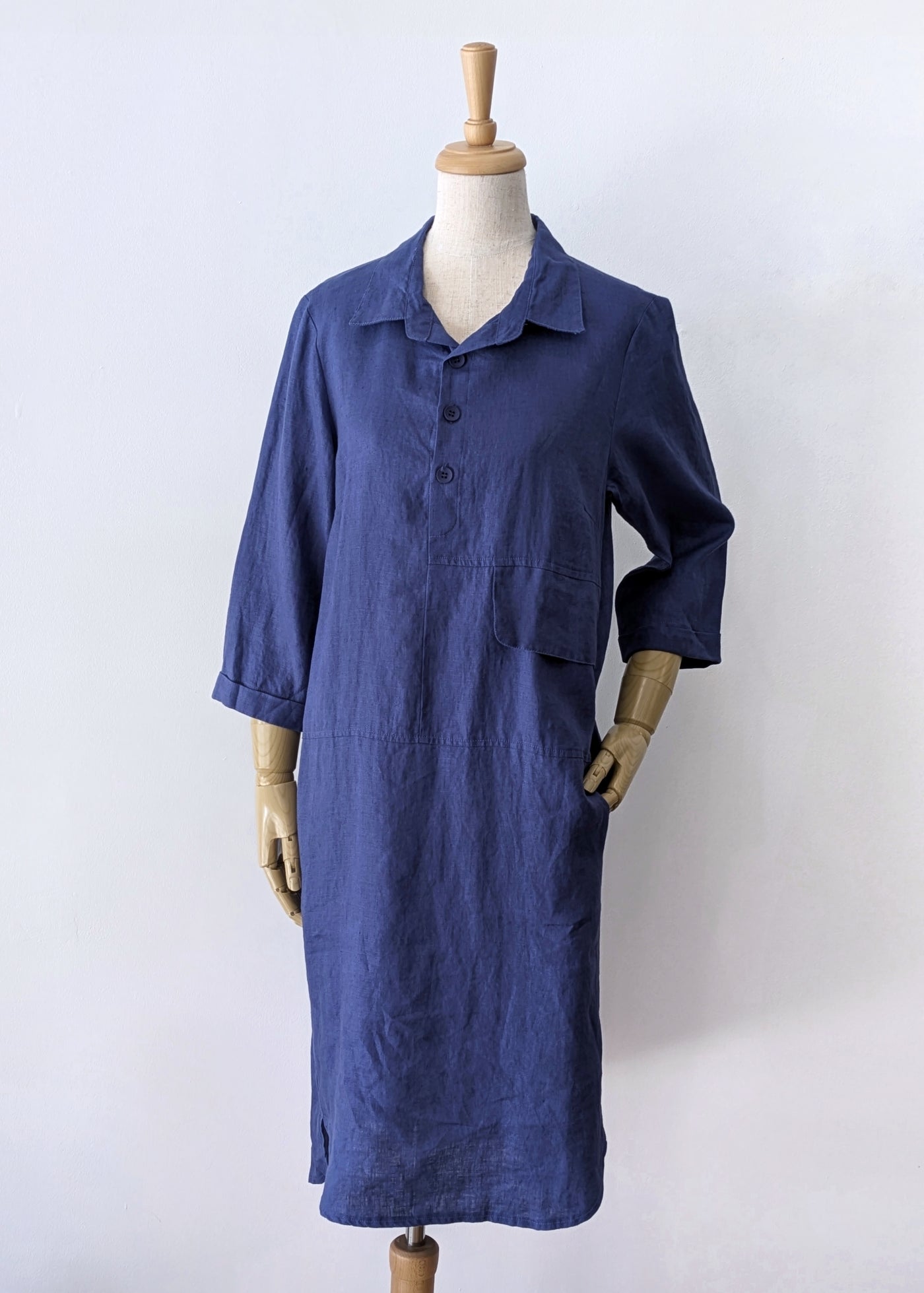 See Saw</p>Pocket Popover Dress</p>(Denim)