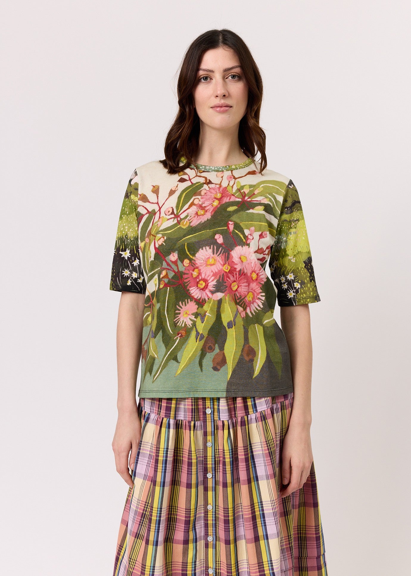 Nancybird</p>Grace Tee</p>(Flowering Gum)