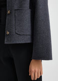 Toorallie</p>Wool Jacket</p>(Charcoal)