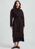 Toorallie</p>Wrap Wool Coat</p>(Cacao)