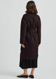 Toorallie</p>Wrap Wool Coat</p>(Cacao)