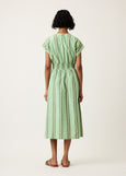 Nancybird</p>Hana Wrap Dress</p>(Green Stripe)