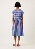 Nancybird</p>Tathra Woven Dress</p>(Raspberry Stripe)