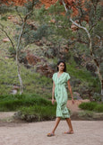Nancybird</p>Hana Wrap Dress</p>(Green Stripe)