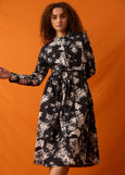 Nancybird</p>Mera Shirt Dress</p>(Hydrangea Greyscale)