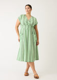 Nancybird</p>Hana Wrap Dress</p>(Green Stripe)