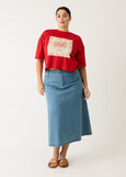 Nancybird</p>Tasmin Boxy Tee</p>(Red Vase)