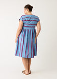 Nancybird</p>Tathra Woven Dress</p>(Raspberry Stripe)