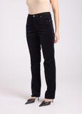 TWO-T's</p>Cord Straight Leg Jean</p>(Black)