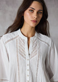 Lania</p>Vintage Cotton Shirt</p>(Off White)