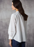 Lania</p>Vintage Cotton Shirt</p>(Off White)