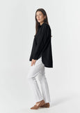 Goondiwindi Cotton</p>Bloom Oversized Basic Shirt</p>(Dark Navy)