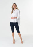 Goondiwindi Cotton</p>Bloom Oversized Basic Shirt</p>(White)