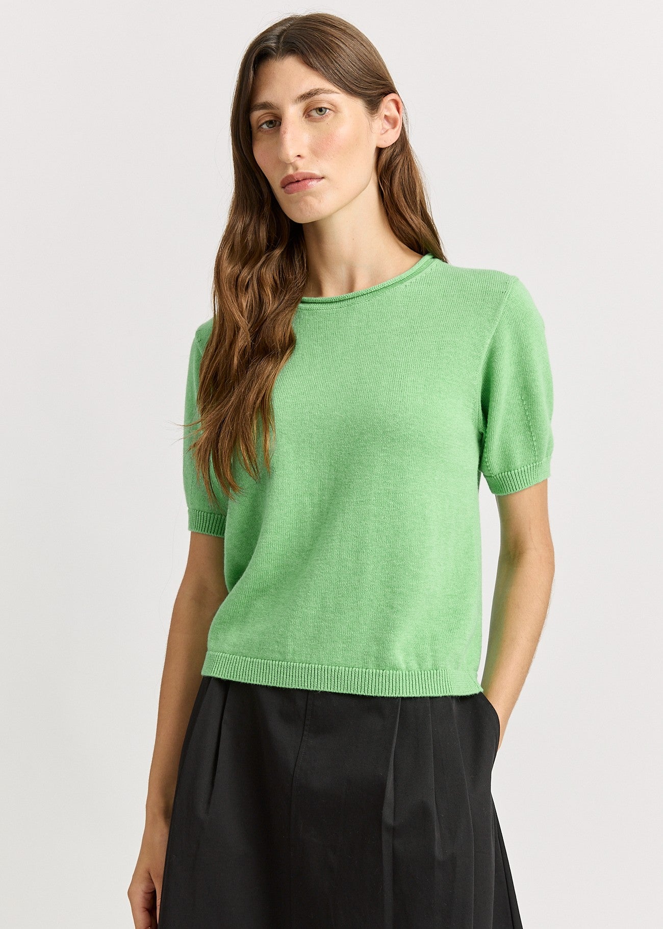 Toorallie</p>Short Sleeve Knit</p>(Agave)