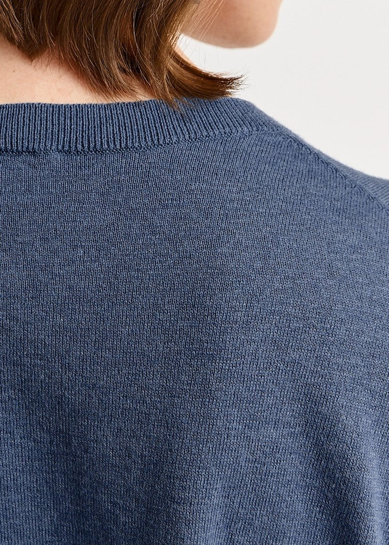 Toorallie</p>Short Sleeve Knit</p>(Navy Melange)