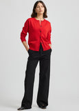 Toorallie</p>Fine Knit Cardigan</p>(Red)