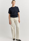 Toorallie</p>Pointelle Knit Dolman</p>(French Navy)