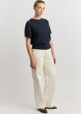 Toorallie</p>Pointelle Knit Dolman</p>(French Navy)