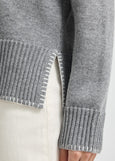 Toorallie</p>Blanket Stitch Jumper</p>(Mid Grey)