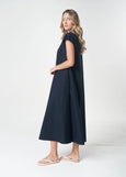 Goondiwindi Cotton</p>Shell Cap Sleeve Dress</p>(Dark Navy)