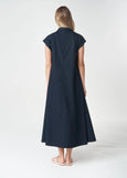 Goondiwindi Cotton</p>Shell Cap Sleeve Dress</p>(Dark Navy)