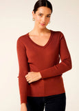 SALE  |  Foil</p>She's So Fine Sweater</p>(Army Marl, Burnt Toffee)