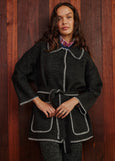 Nancybird</p>Lula Wool Coat</p>(Black Melange)