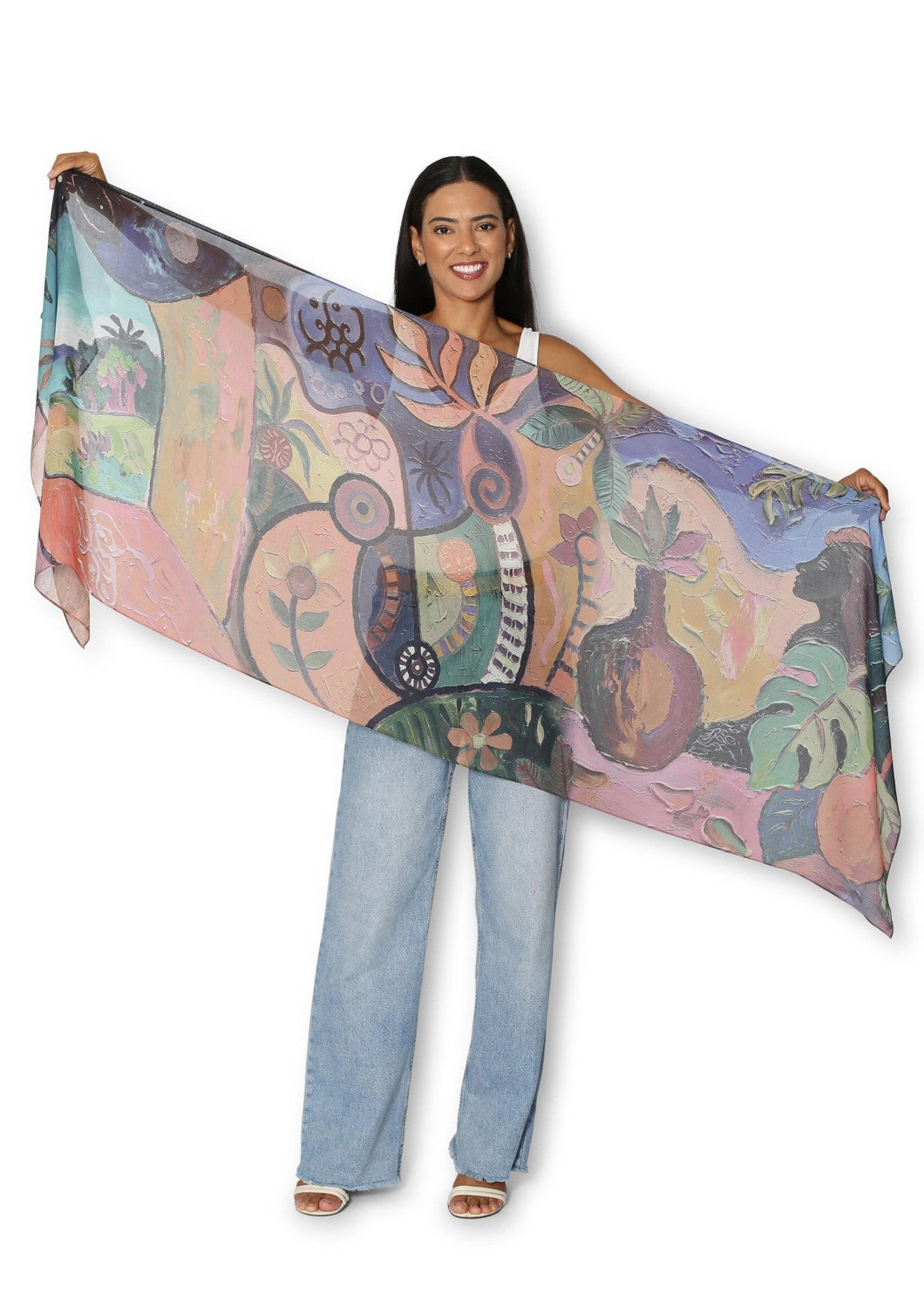 Artist Scarf Collection</p>Narrow Scarves</p>(available in various designs)