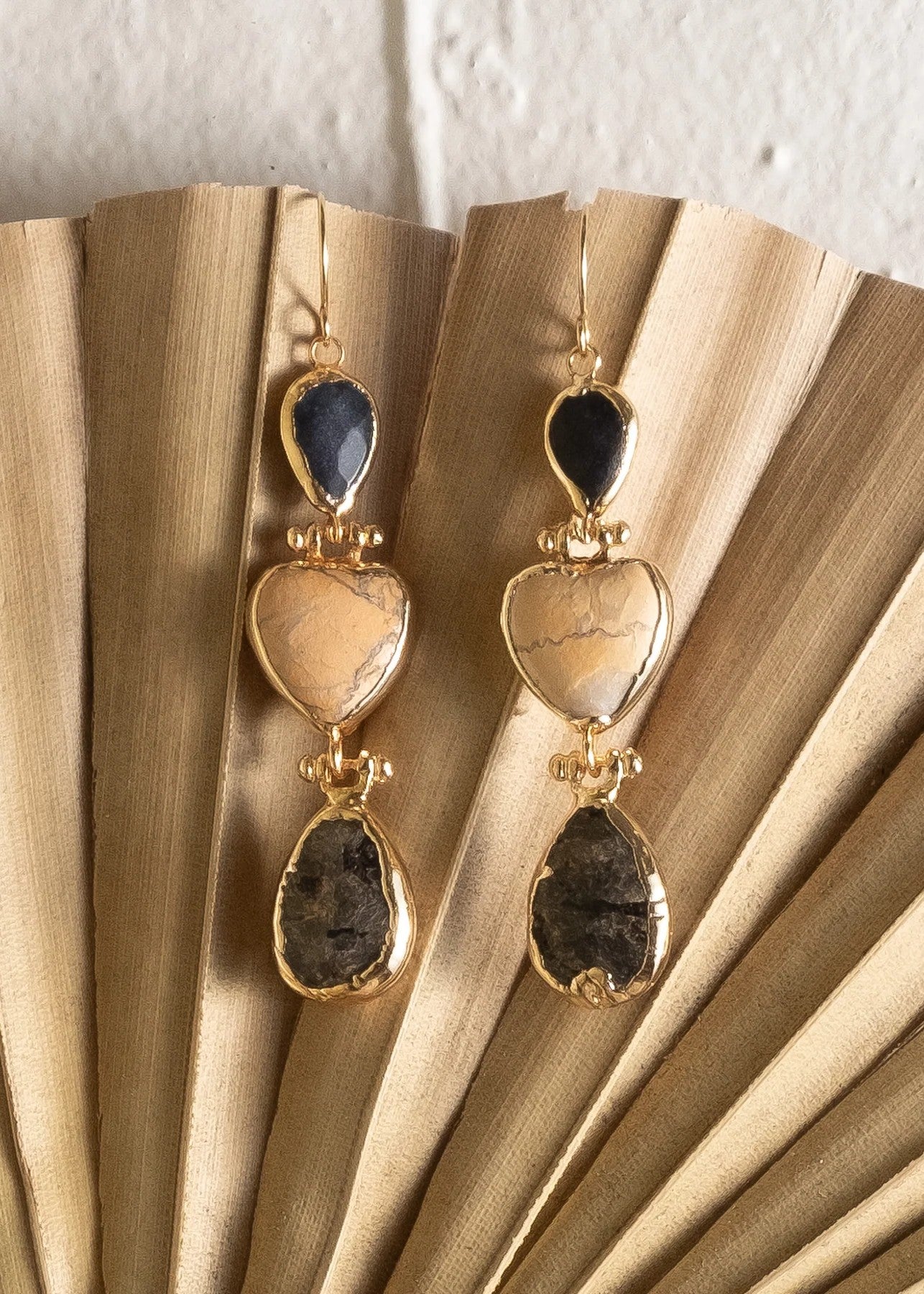 Inartisan</p>Ahu Triple Drop Earrings