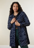 Amble</p>Refuge Long Waterproof Jacket</p>(Topography)