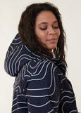 Amble</p>Refuge Long Waterproof Jacket</p>(Topography)