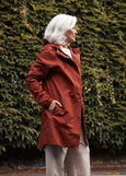 Amble</p>Refuge Long Waterproof Jacket</p>(Terracotta)