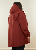 Amble</p>Refuge Long Waterproof Jacket</p>(Terracotta)